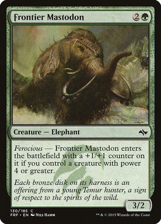 Frontier Mastodon [Fate Reforged] | Cards and Coasters CA