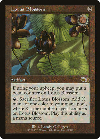 Lotus Blossom [Urza's Saga] | Cards and Coasters CA