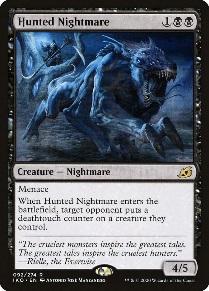 Hunted Nightmare [Ikoria: Lair of Behemoths] | Cards and Coasters CA