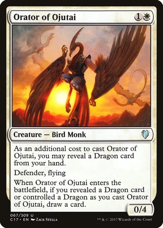 Orator of Ojutai [Commander 2017] | Cards and Coasters CA
