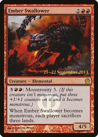 Ember Swallower [Theros Promos] | Cards and Coasters CA