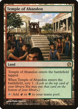 Temple of Abandon [Theros] | Cards and Coasters CA