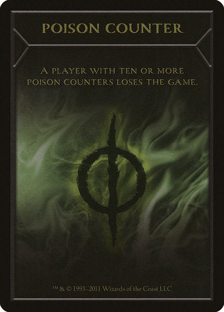 Poison Counter Token [New Phyrexia Tokens] | Cards and Coasters CA