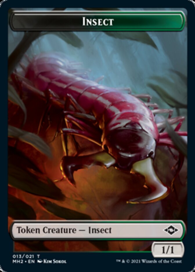 Insect Token [Modern Horizons 2 Tokens] | Cards and Coasters CA