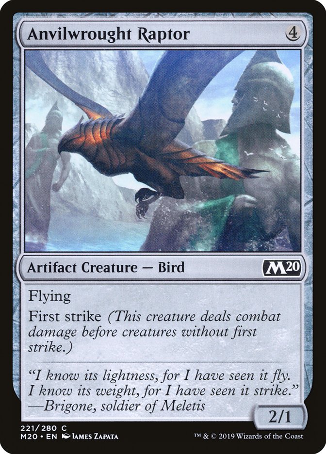 Anvilwrought Raptor [Core Set 2020] | Cards and Coasters CA