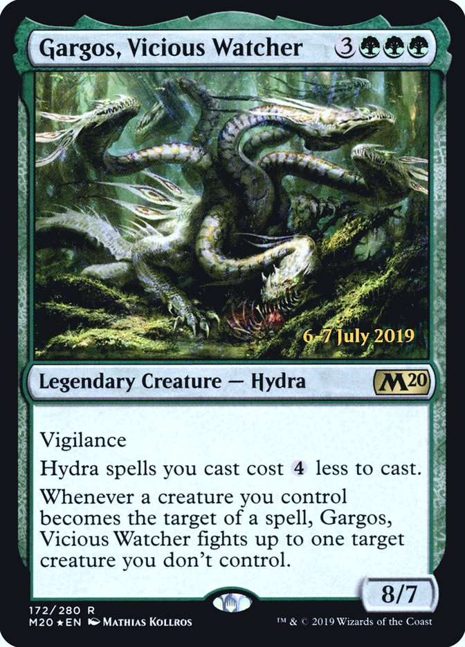 Gargos, Vicious Watcher  [Core Set 2020 Prerelease Promos] | Cards and Coasters CA