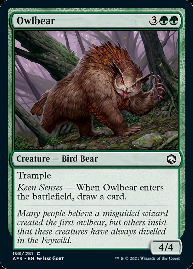 Owlbear [Dungeons & Dragons: Adventures in the Forgotten Realms] | Cards and Coasters CA