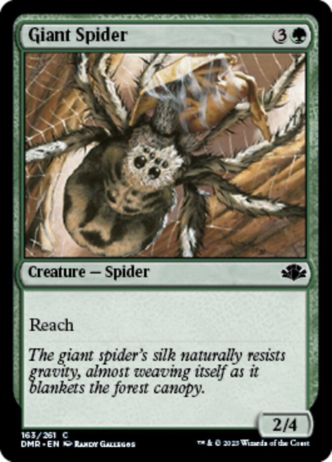 Giant Spider [Dominaria Remastered] | Cards and Coasters CA