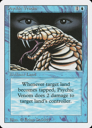 Psychic Venom [Revised Edition] | Cards and Coasters CA