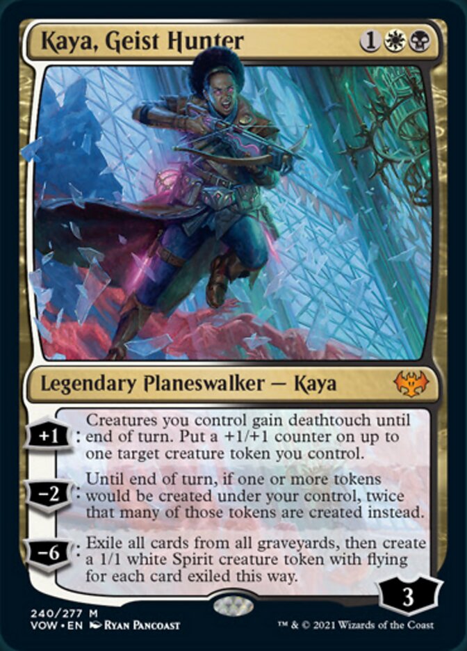 Kaya, Geist Hunter [Innistrad: Crimson Vow] | Cards and Coasters CA