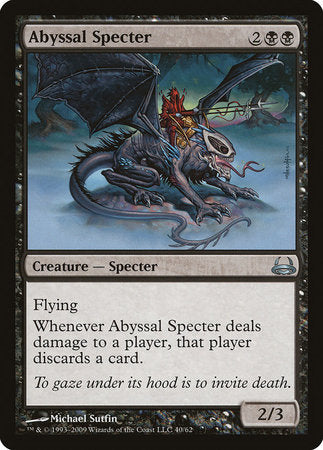 Abyssal Specter [Duel Decks: Divine vs. Demonic] | Cards and Coasters CA
