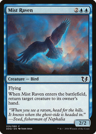 Mist Raven [Duel Decks: Blessed vs. Cursed] | Cards and Coasters CA