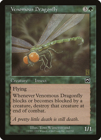 Venomous Dragonfly [Mercadian Masques] | Cards and Coasters CA