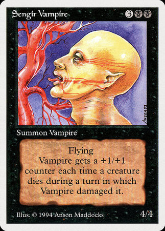 Sengir Vampire [Summer Magic / Edgar] | Cards and Coasters CA