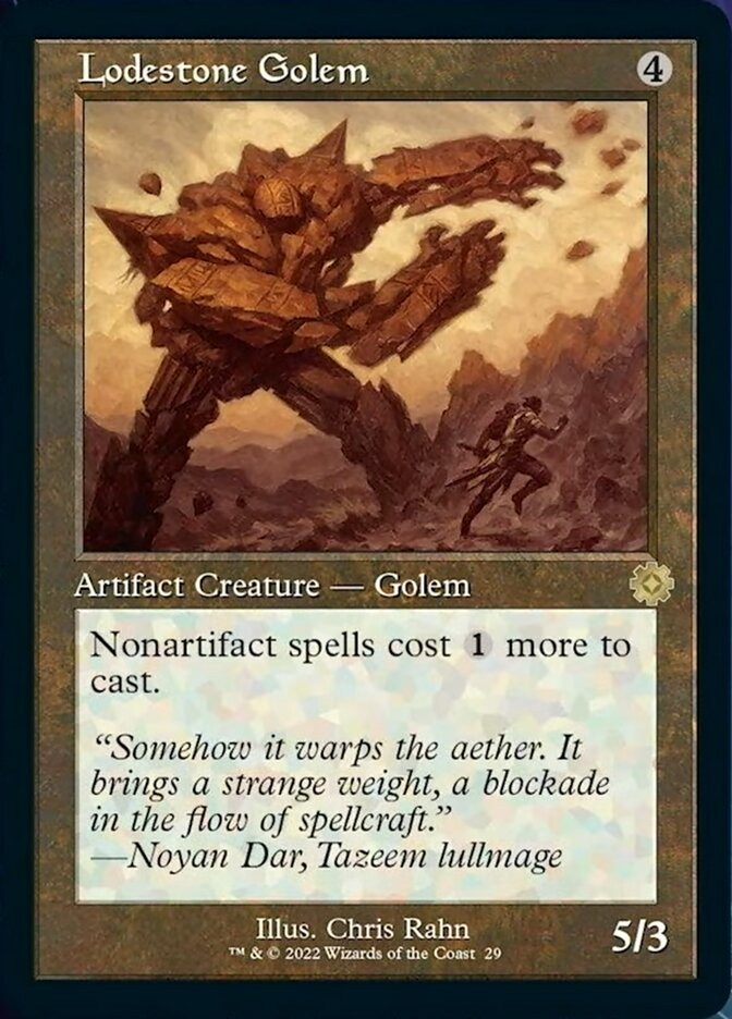 Lodestone Golem (Retro) [The Brothers' War Retro Artifacts] | Cards and Coasters CA