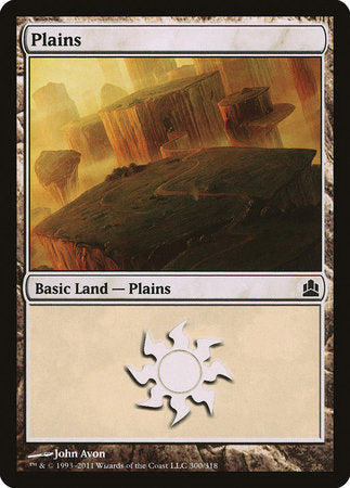 Plains (300) [Commander 2011] | Cards and Coasters CA