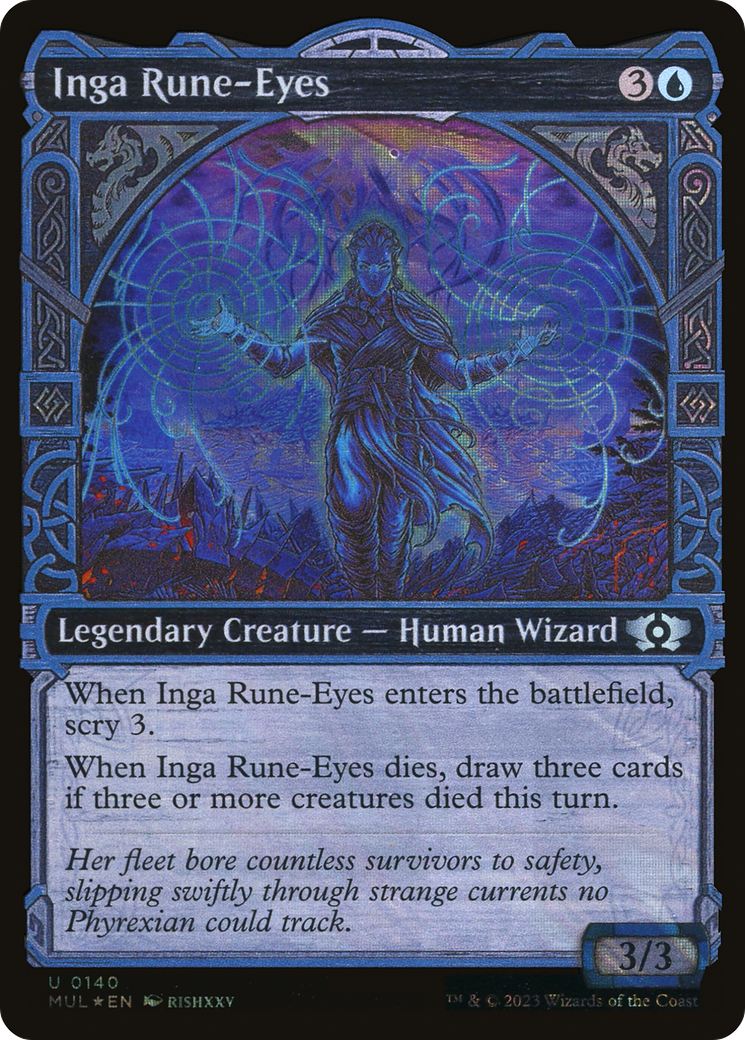 Inga Rune-Eyes (Halo Foil) [Multiverse Legends] | Cards and Coasters CA