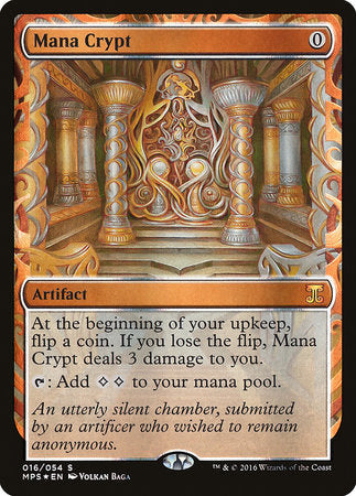 Mana Crypt [Kaladesh Inventions] | Cards and Coasters CA