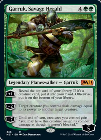 Garruk, Savage Herald [Core Set 2021] | Cards and Coasters CA