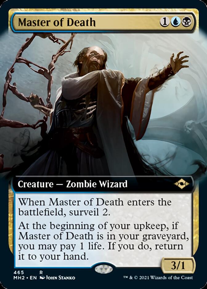 Master of Death (Extended Art) [Modern Horizons 2] | Cards and Coasters CA
