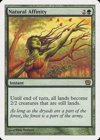 Natural Affinity [Ninth Edition] | Cards and Coasters CA