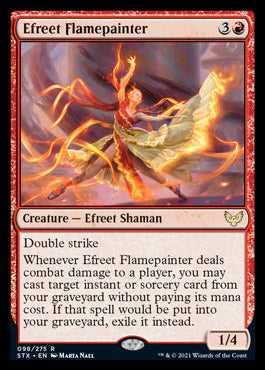 Efreet Flamepainter [Strixhaven: School of Mages] | Cards and Coasters CA