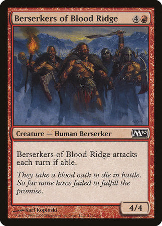 Berserkers of Blood Ridge [Magic 2010] | Cards and Coasters CA