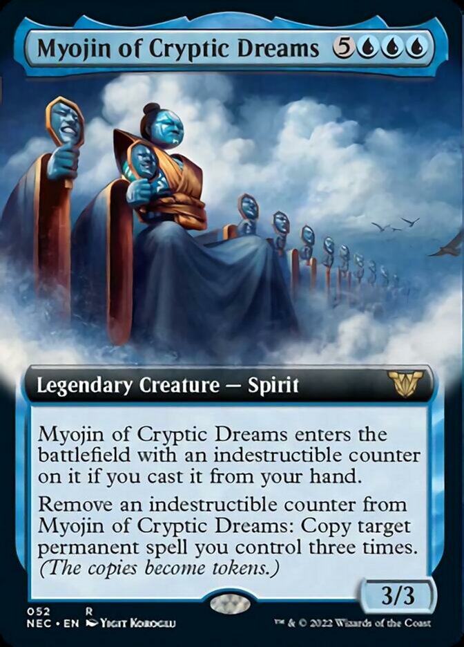 Myojin of Cryptic Dreams (Extended) [Kamigawa: Neon Dynasty Commander] | Cards and Coasters CA