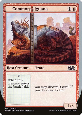 Common Iguana [Unsanctioned] | Cards and Coasters CA