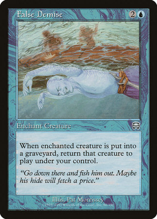 False Demise [Mercadian Masques] | Cards and Coasters CA