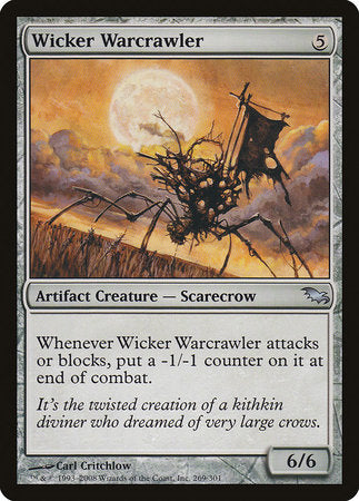 Wicker Warcrawler [Shadowmoor] | Cards and Coasters CA