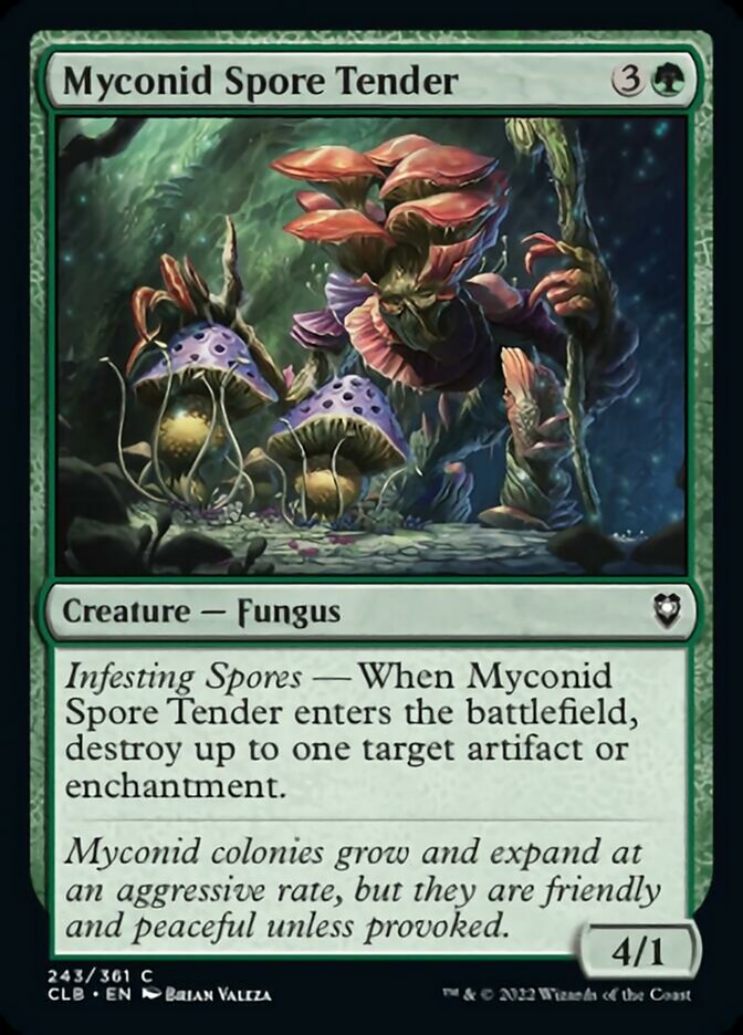 Myconid Spore Tender [Commander Legends: Battle for Baldur's Gate] | Cards and Coasters CA