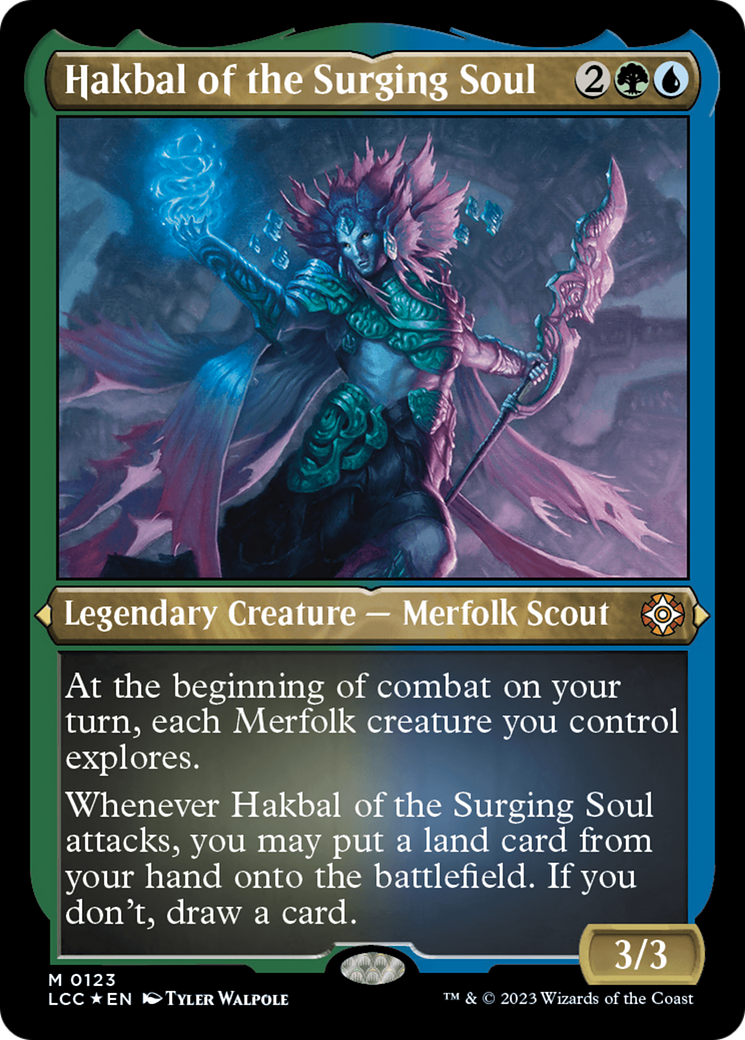 Hakbal of the Surging Soul (Display Commander) [The Lost Caverns of Ixalan Commander] | Cards and Coasters CA