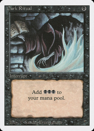 Dark Ritual [Revised Edition] | Cards and Coasters CA