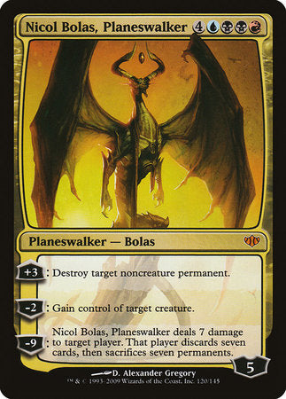 Nicol Bolas, Planeswalker [Conflux] | Cards and Coasters CA