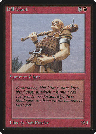 Hill Giant [Limited Edition Beta] | Cards and Coasters CA