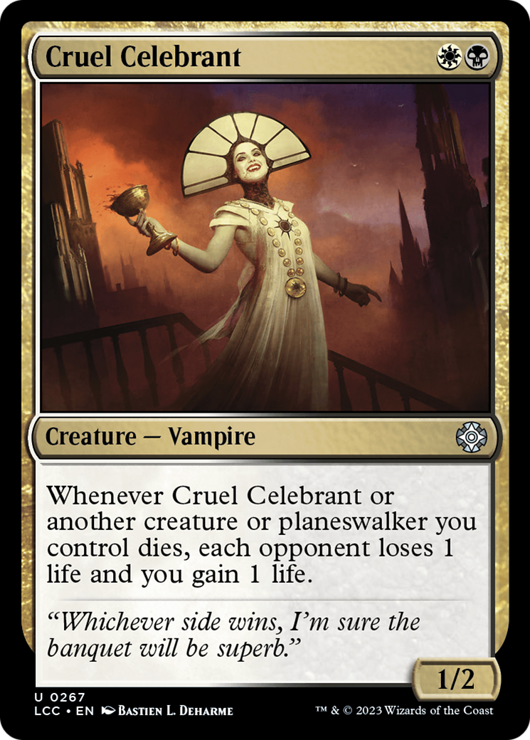 Cruel Celebrant [The Lost Caverns of Ixalan Commander] | Cards and Coasters CA