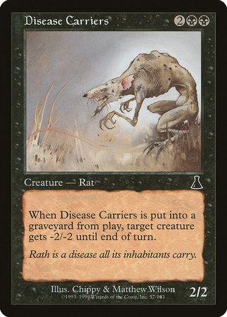 Disease Carriers [Urza's Destiny] | Cards and Coasters CA