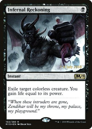 Infernal Reckoning [Core Set 2019 Promos] | Cards and Coasters CA