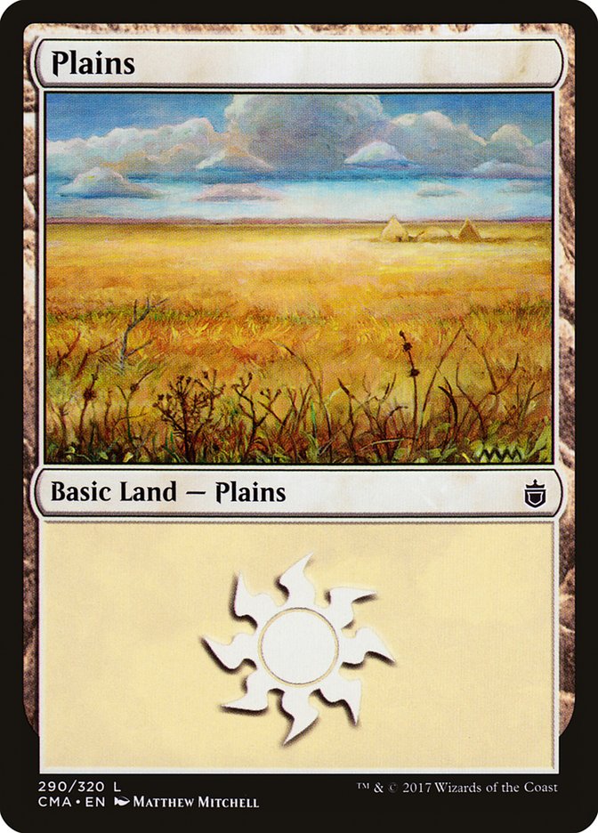 Plains (290) [Commander Anthology] | Cards and Coasters CA