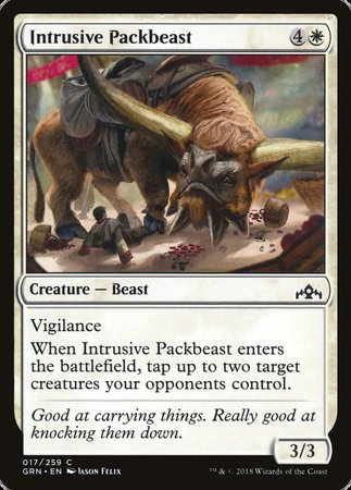 Intrusive Packbeast [Guilds of Ravnica] | Cards and Coasters CA