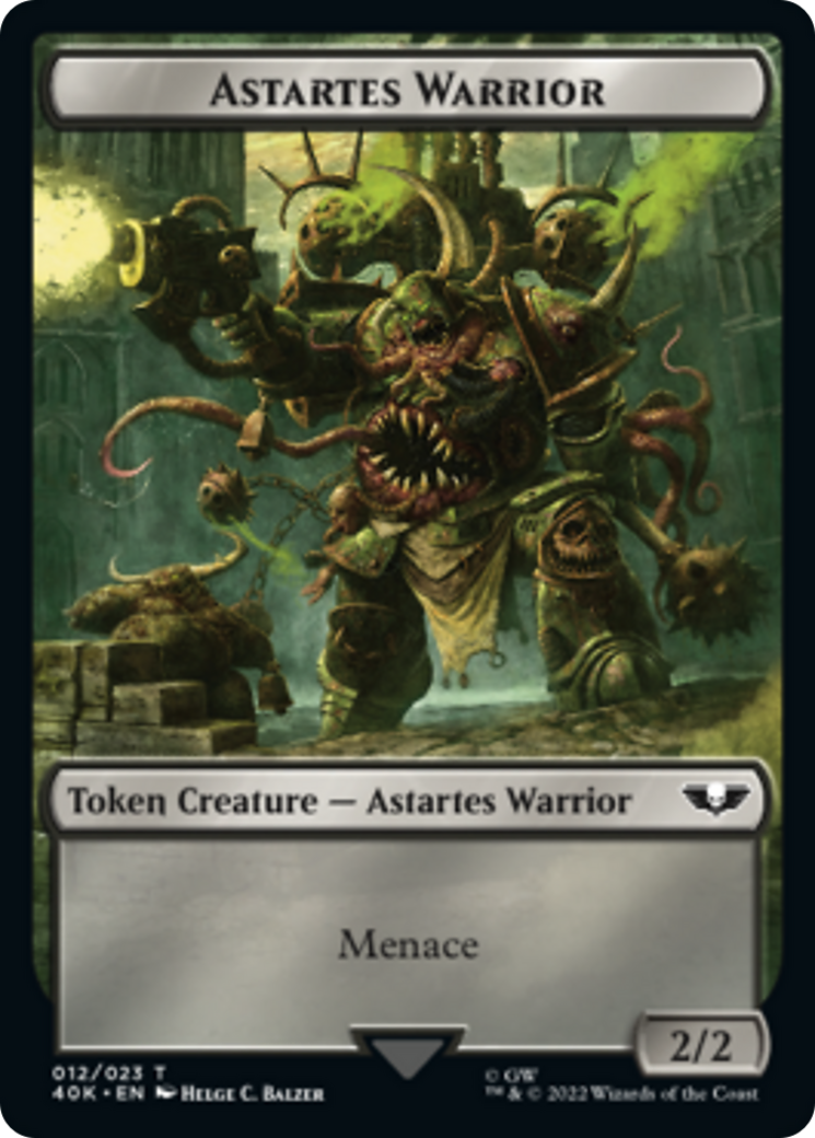 Spawn // Astartes Warrior [Universes Beyond: Warhammer 40,000 Tokens] | Cards and Coasters CA