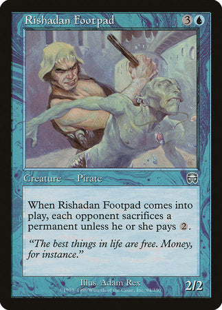 Rishadan Footpad [Mercadian Masques] | Cards and Coasters CA