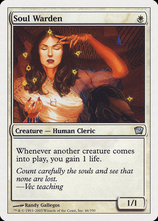 Soul Warden [Ninth Edition] | Cards and Coasters CA