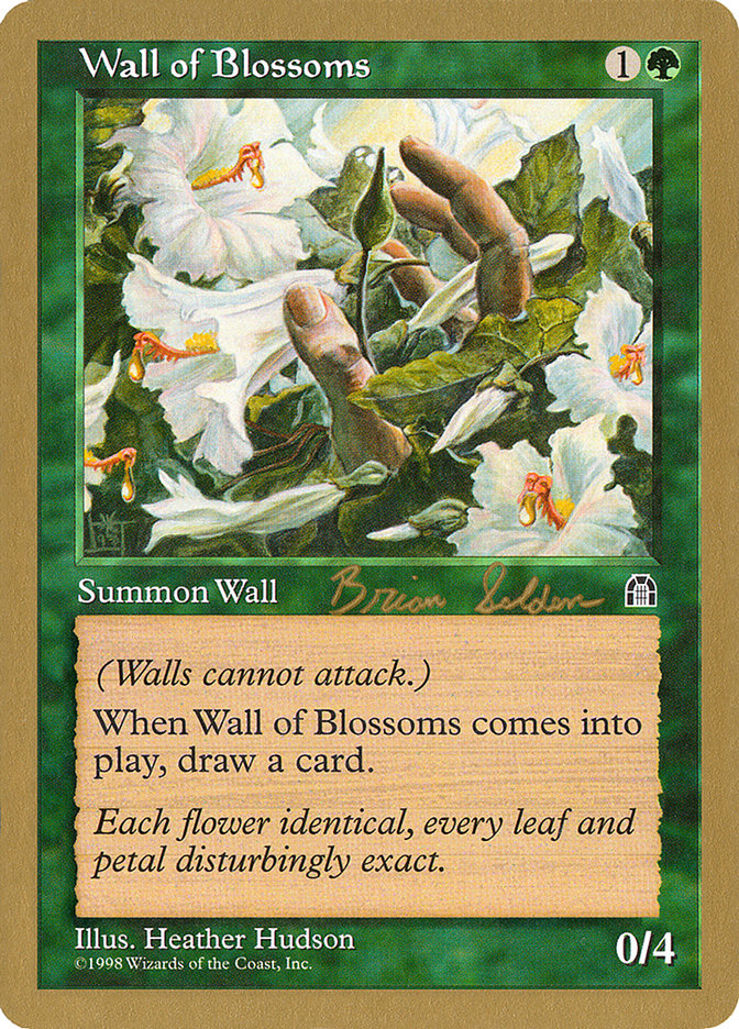 Wall of Blossoms (Brian Selden) [World Championship Decks 1998] | Cards and Coasters CA