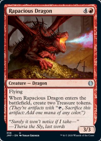 Rapacious Dragon [Jumpstart] | Cards and Coasters CA