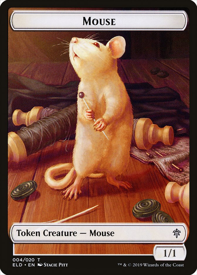 Mouse [Throne of Eldraine Tokens] | Cards and Coasters CA