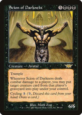 Scion of Darkness [Legions] | Cards and Coasters CA