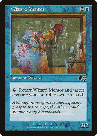 Wizard Mentor [Urza's Saga] | Cards and Coasters CA