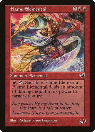 Flame Elemental [Mirage] | Cards and Coasters CA